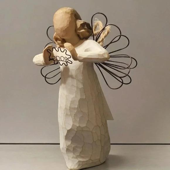 Willow Tree 2008 Demdaco 4 in Angel Christmas Ornament Figurine Susan Lordi  EUC - Picture 1 of 8